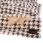 022266138372 Tall Tails Premuin Dog Blanket Fleece Throw Houndstooth