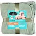 029w006702076001 Champion Plush Green Pet Blanket All Dogs Size Comfort Quilt