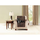 047293430565 Sure Fit Vintage Leather Reversible Chair Cover