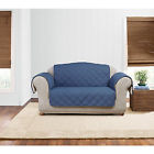 047293445361 Sure Fit Inc Quilted Denim Loveseat Slipcover