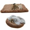 0849973060 Unbranded Fluffy Long Plush Pet Blankets Dog Cat Bed Mats