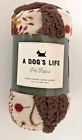 086268163398 Dogs Life New Pet Throw Blanket Fall Colors