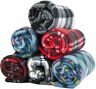 086553113688 Arkwright Pack Of Pet Blankets Checkered Soft Poly