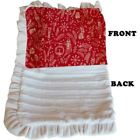 099994830199 Undisclosed Luxurious Plush Pet Blanket Red Holiday Whimsy