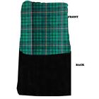 099994830267 Undisclosed Luxurious Plush Carrier Blanket Green Plaid