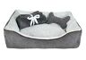 12191-02 La Ti Paw Pet Bed With Plush Bone Toy And