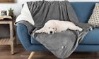 192055615862 Petmaker Waterproof Soft Plush Pet Throw Gray
