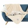 193420195644 Petmaker Waterproof Pet Blanket Reversible Cream Throw Protects