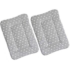 2 Pcs Pet Bed Mats. Ultra Soft Dog Cat With Cute Prints. Reversible Fa