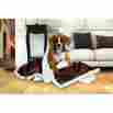 23010050042 Animal Planet Brown Pet Blanket Sherpa Dog Cat Large Comfortable Soft