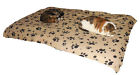 240gsm Pet Amour Large Fleece Blanket For Cats Or Dogs 39 X 60 Beige Medium Weight 736032621943
