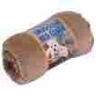 7157644 24211 Precision Pet Snoozzy Rustic Elegance Tan Plush Dog Blanket 715764242114