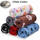 24x28 General Warm Fleece Lovely Design Paw Print Pet Blanket Dog