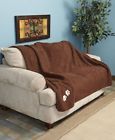 3021667 Afoyft Oversized Sherpa Pet Throw Blanket Dark Brown