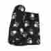 32146704 Northlight Paw Print Patterned Soft Fleece Throw Blanket For Pet Beds Black Light Gra 093422701259