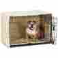 35123 Pet Dreams Khaki Gusset Bed Cover L 068559371231