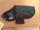 36-2015 Tough 1 3xs 6 8 Toy Breed Waterproof Dog Blanket Green W Buckle Front