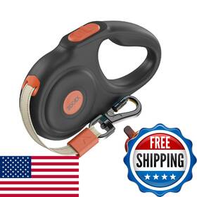 B0fs64yxxk 3doex Retractable Dog Leash 16ft For Small And Medium Dogs Sturdy Heavy-duty Nylon Tape