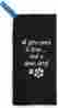 6648433 45601 Cleaning Cloth Pavilion All You Need Is Love And A Clean Dog Microfiber New Black Paw 664843456013
