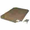 458997 Coolaroo 43.5 X 31.5 In Elevated Pet Bed Replacement Cover Nutmeg