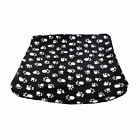 4894425690122 Ids Black Paw Print Soft Warm Fleece Pet