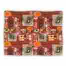 50-inc Kess Inhouse Jane Smith Vintage Kitchen Brown Orange Dog Blanket 60 By 616913439679