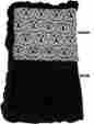 500-136 Mirage Fnbkfl Fancy Luxurious Plush Pet Blanket Black Full Size 099994248864
