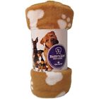 5266 Buddy S Line Buddys Plush Throw Blanket 50 X60 Tan New 700220724112