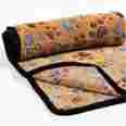 5809172 Petmuch Heart Prints Fleece Dog Blanket Mat Light Brown Pet Throw 751871145085
