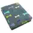 59-90515dgy Arlee Home Fashions Dog Bone Print Plush Pet Blanket In Multi 086268030973