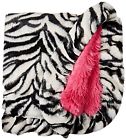 616043416007 Bessie And Barnie Pet Dog Cat Blanket Lollipop Pink Wild Zebra W Ruffle X-small Xs