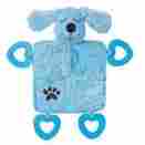 62204 Puppy Blanket Grriggles Baby Bark Blue