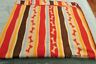 718498099221 Pet Holiday Fleece Dog Blanket Stripes Bone Print