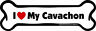 729173900688 Imagine This Cavachon Bone Car Magnet Love My