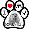 729173902576 Imagine This By Car Magnet Picture Paw Cocker