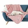 80-pet6107 Trademark Glb Waterproof Pet Blanket Collection Reversible Plaid Throw Large