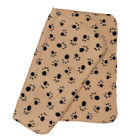 8180451j4dat5081 Unbranded Lovely Soft Warm Paw Print Fleece Blanket 191388654302