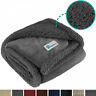 819594020765 Petami Large Gray Sherpa Pet Ami Dog Blanket