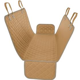 Active Pets 860008425638 Beige Xl Dog Car Hammock Back Seat Cover Waterproof Backseat Cov