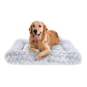 Sxc003 Aethernest Dog Beds Crate Pad For Medium Large Dogs Deluxe Rose Plush Cat Sleeping Mat