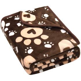 Xcuang-brown-30x40 Ahoocustom Dog Blanket Soft Fleece Blankets For Small Medium Dogs Fluffy Flannel P