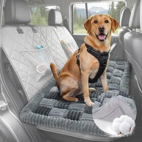 Bed1 Aiqinu 975966339454 Backseat Dog Bed For Car Non-slip Mat Back Seat Washable