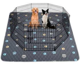 Pad-92 Aitmexcn 104 Washable Puppy Dog Pee Pad 2pcs 100% Waterproof Whelping Training M