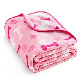 Allisandro 350 Gsm-super Soft And Premium Fuzzy Flannel Fleece Pet Dog