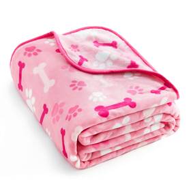 Allisandro 602299290980 Luxurious Dog Blanket 350 Gsm Super Fuzzy Microplush Fleece Pet Blankets For
