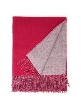 If79692 Alpaca Home 100% Baby Wool Sofa Throw Blanket - Two Sided Hypoallergenic And Dye
