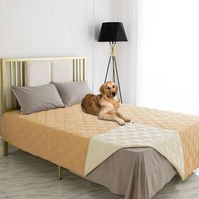 Ameritex 696226601369 Waterproof Dog Bed Cover Pet Blanket With Anti-slip Back For Furniture