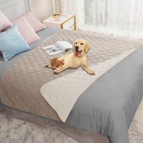 Tq-6jtt-tyyr Ameritex Waterproof Dog Bed Cover Pet Blanket For Furniture Couch Sofa Reversible