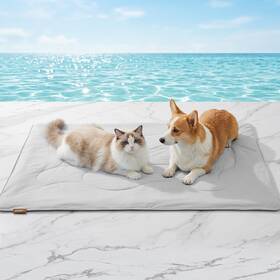 Apollo 445032887893 Zomisia Premium Cooling Blanket For Medium Dogs - Q-max 0.5 Breathable Washable
