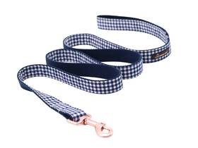 B07rx5gw5w Aring Pet Dog Leash Navy Plaid Cotton Webbing Strong Handmade For Small-large